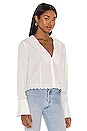 view 3 of 6 Janie Button Down Top in Ivory