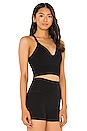 view 2 of 4 X FP Movement Good Karma Crop Top in Solid Black