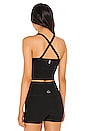view 3 of 4 X FP Movement Good Karma Crop Top in Solid Black