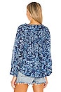 view 3 of 4 Cool Meadow Printed Top in Denim Combo