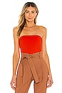 view 1 of 4 Carrie Tube Top in Bright Orange