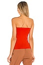 view 3 of 4 Carrie Tube Top in Bright Orange