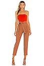view 4 of 4 Carrie Tube Top in Bright Orange