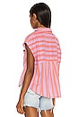 view 3 of 4 Play It Cool Stripe Top in Sorbet Combo