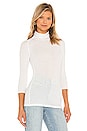 view 2 of 4 Modern Turtleneck Top in Optic White