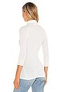 view 3 of 4 Modern Turtleneck Top in Optic White