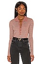 view 1 of 4 Delilah Top in Rust