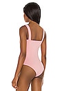 view 4 of 5 Washed Seamless Bodysuit in Washed Pink
