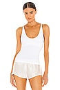 view 2 of 5 Seamless V Neck Cami in White