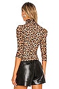 view 3 of 4 Gather Tee in Leopard Combo