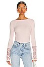 view 1 of 5 She's Reversible Cuff Top in Dreamt Kiss