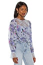 view 2 of 4 Daphne Blouse in Silver Blue Combo