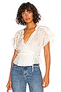 view 1 of 4 Renee Wrap Top in Ivory
