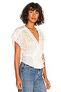 view 2 of 4 Renee Wrap Top in Ivory