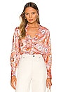 view 1 of 4 X REVOLVE Serena Printed Slinky Shirt in Sorbet Combo