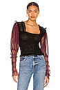 view 1 of 5 X REVOLVE Nothing Sweeter Top in Plum Jam & Black