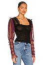view 2 of 5 X REVOLVE Nothing Sweeter Top in Plum Jam & Black