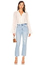 view 4 of 4 BLUSA CON VOLANTES FREE PEOPLE SAVANNAH in Ivory