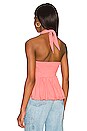 view 3 of 4 Chrissy Cross Tank in Burnt Coral