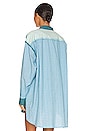 view 3 of 4 Rags To Riches Shirt in Bright Blue Combo