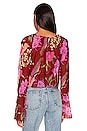view 3 of 4 Of Paradise Top in Cocoa Combo