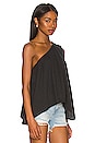 view 2 of 4 Spring Break One Shoulder Top in Black