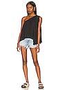 view 4 of 4 Spring Break One Shoulder Top in Black
