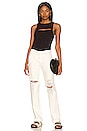 view 4 of 4 ТОП FREE PEOPLE SNEAK A PEEK in Black