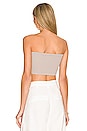 view 3 of 4 Amelia Bandeau in Stone Grey