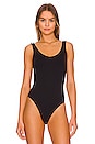 view 2 of 5 XYZ Recycled Bodysuit in Black
