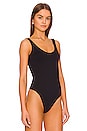 view 3 of 5 XYZ Recycled Bodysuit in Black