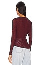 view 3 of 4 Aura Layering Top in Wine