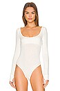 view 2 of 5 Settle In Scoop Neck Bodysuit in Ivory