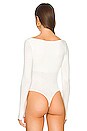 view 4 of 5 Settle In Scoop Neck Bodysuit in Ivory