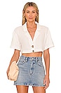 view 1 of 4 TOP CORTO FREE PEOPLE HONEYDEW in White