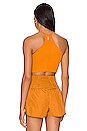 view 3 of 4 x FP Movement Cropped Run Tank in Russet Orange
