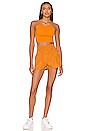 view 4 of 4 x FP Movement Cropped Run Tank in Russet Orange