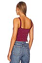 view 3 of 5 Lurex Solid Rib Brami in Berry Wine Combo