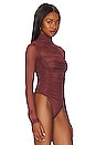 view 3 of 5 Under It All Bodysuit in Chocolate