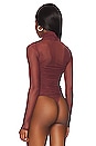 view 4 of 5 Under It All Bodysuit in Chocolate