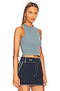view 2 of 4 Hayley Racerback Brami in Blue Wave
