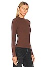view 2 of 4 The Rickie Top in Chocolate Lava