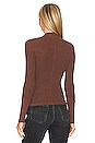 view 3 of 4 The Rickie Top in Chocolate Lava