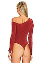 view 4 of 5 That's Hot Bodysuit in Cherry Chai