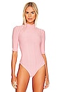 view 2 of 5 Winter Warmer Solid Bodysuit in Heart Haze