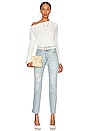 view 4 of 4 Kimmi Long Sleeve Top in Optic White