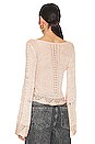 view 3 of 4 Zinnia Top in Pink Sand Combo
