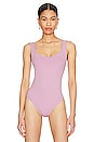 view 2 of 5 Clean Lines Bodysuit in La Fleur