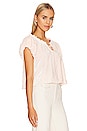view 2 of 4 ТОП С КОРОТКИМ РУКАВОМ FREE PEOPLE TERESE in Pink Tint