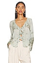 view 1 of 4 BLUSA FREE PEOPLE SASCHA in Sage Combo